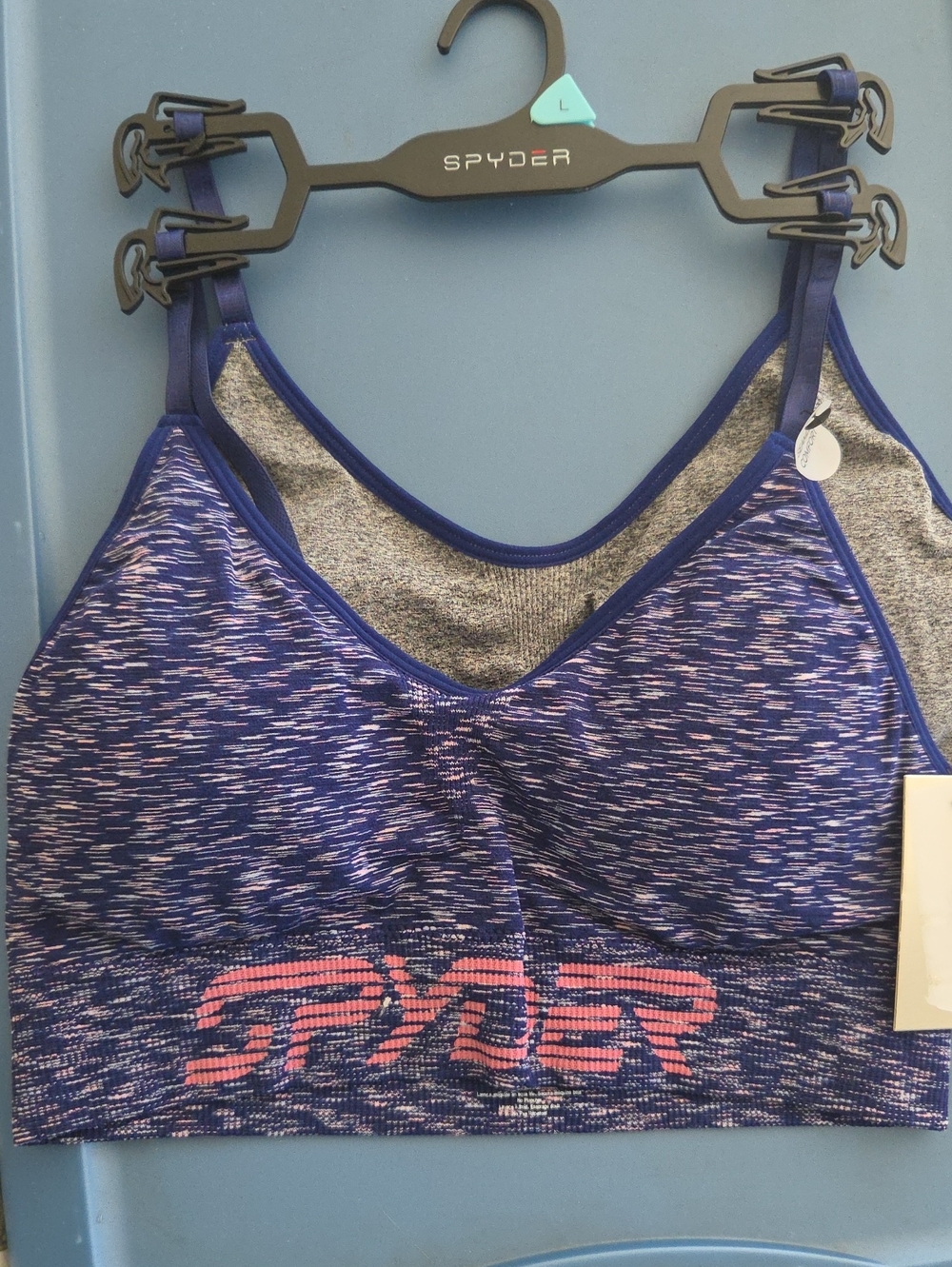 Spyder 2 Pack Seamless Bra size L